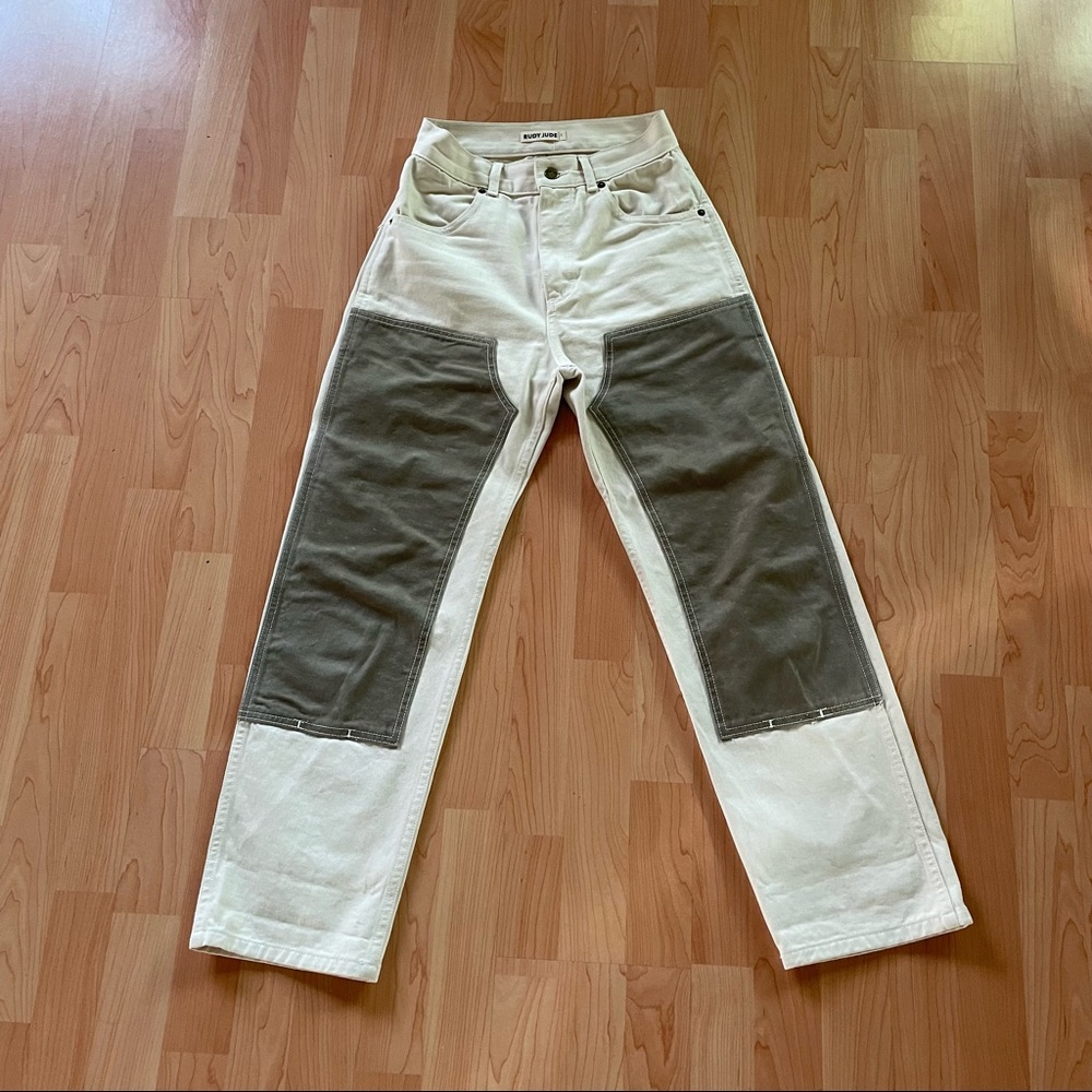 rudy jude colorblock utility jeans